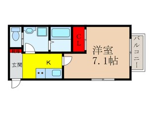 T`sTERRACE　Ishibashi　WESTの物件間取画像